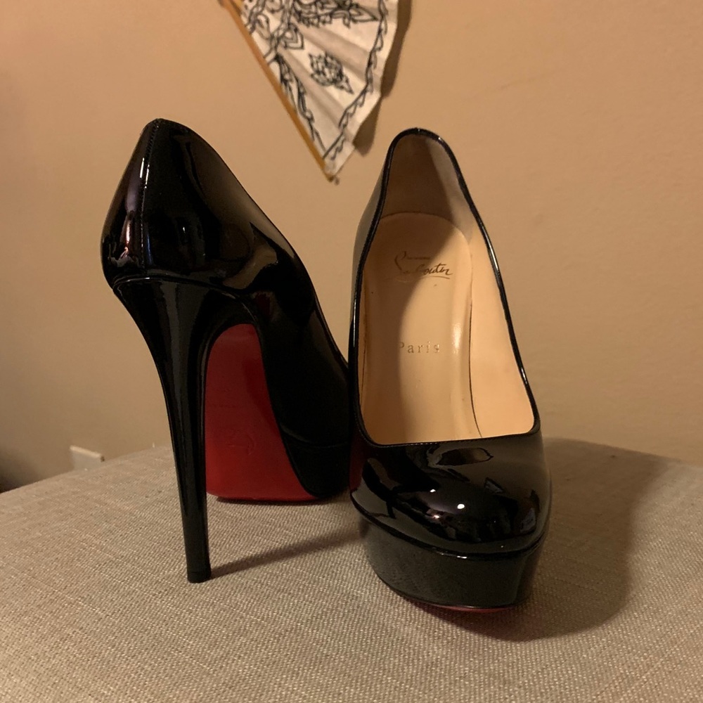 Christian Louboutin black Biancas size 37.5